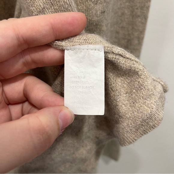 Pria Crop Waterfall Cardigan Sweater Silk Angora Lambswool Medium Lagenlook - Picture 4 of 6